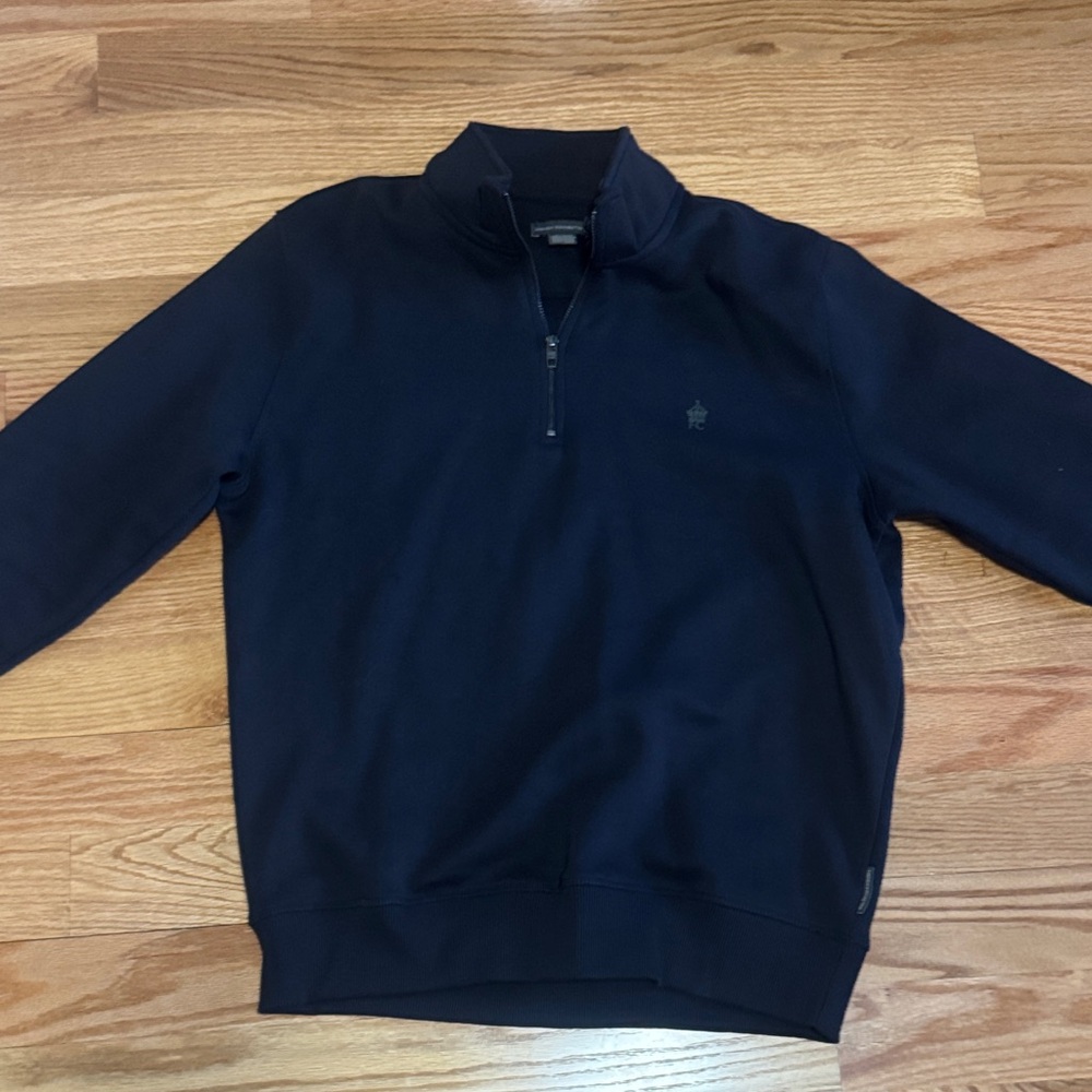 Men's Black Half-Zip Sweater